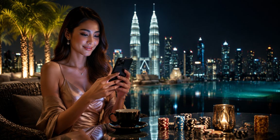 Pemain VIP Kuala Lumpur menikmati bonus permainan meja dalam suasana mewah gaya Melayu